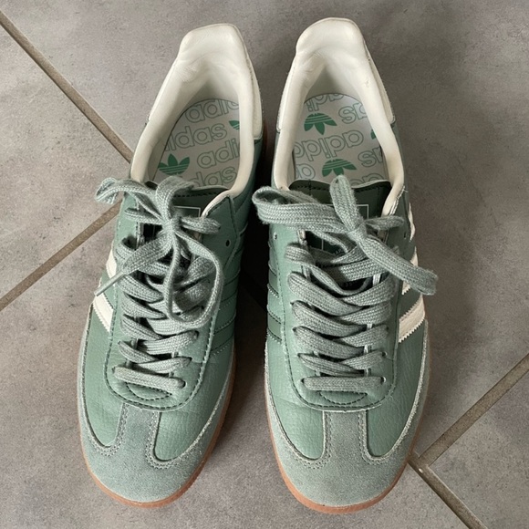 mens green sambas - Picture 2 of 5